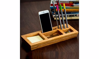 Mango Wood Table Organizer