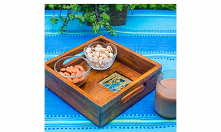 Serving Tray Big with handle slots