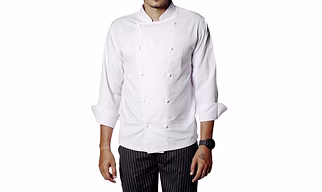 CHEF COAT STANDARD WHITE