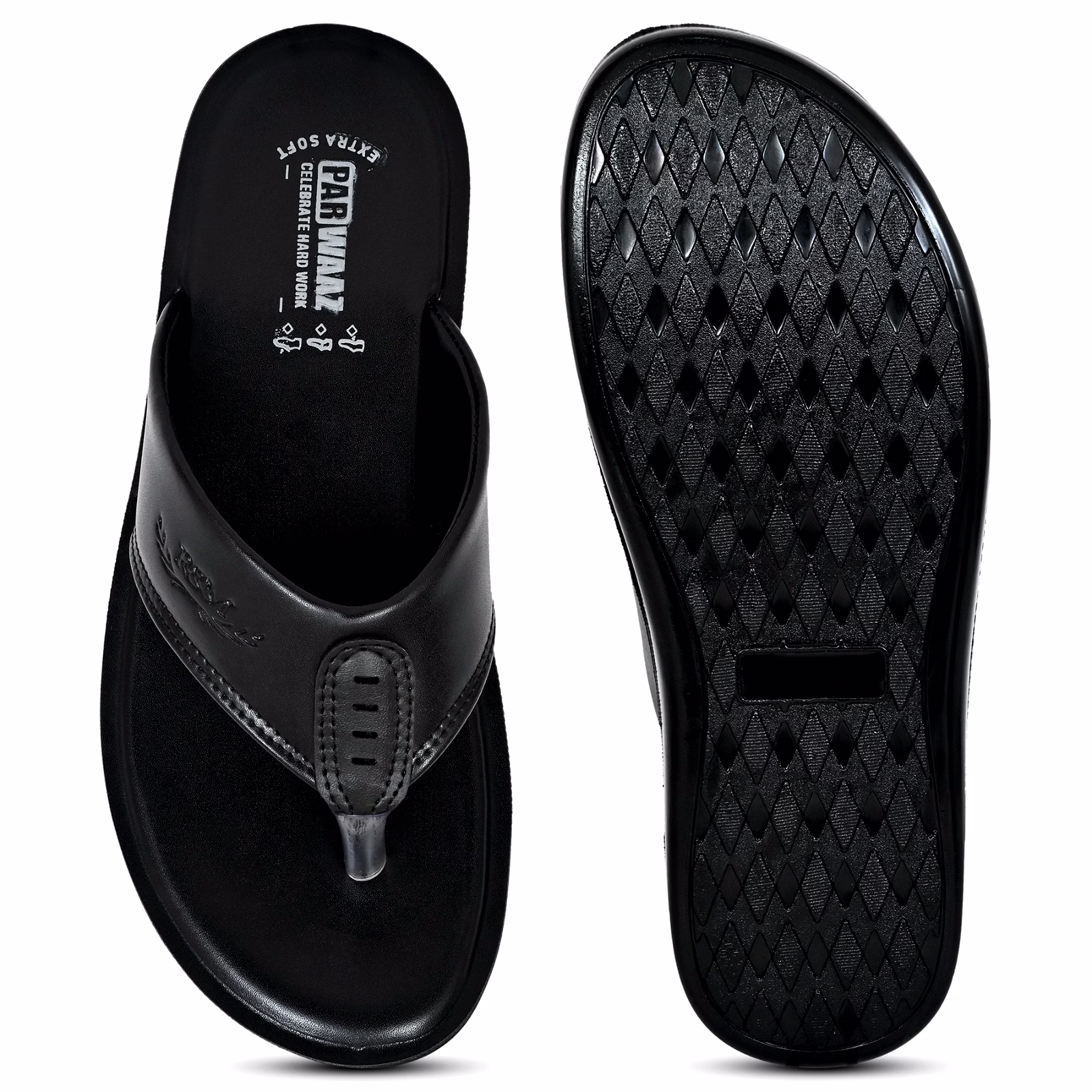 Luxurious Comfort PU Slippers for Everyday Wear image 4