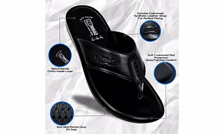 Luxurious Comfort PU Slippers for Everyday Wear