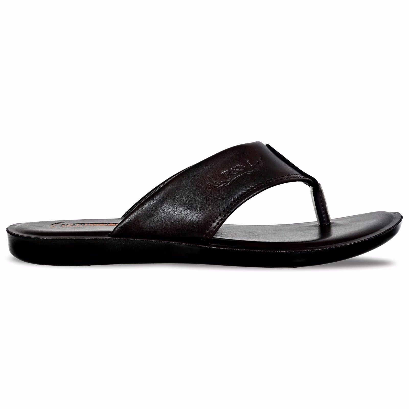 Premium High-Quality PU Material Men's Slippers with Cushioned Footbed image 5