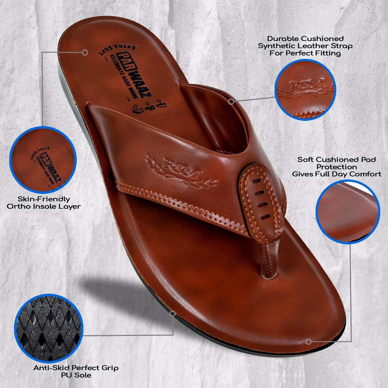 luxurious comfort pu slippers for everyday wear 2