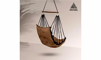 Name:-Arvabil Premium Hanging Cotton Hammock Swing Chair