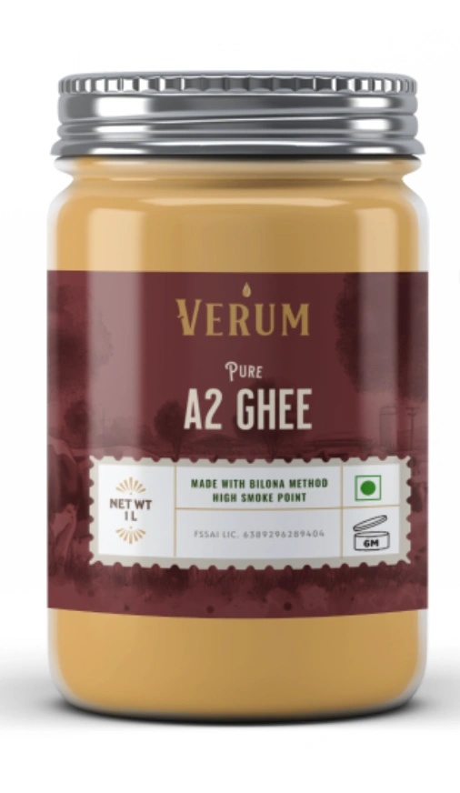 Verum A2 Desi Cow Bilona Pure Ghee - 1000 ML-1