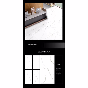 Lucent Bianca Galvanized Vitrified Tile