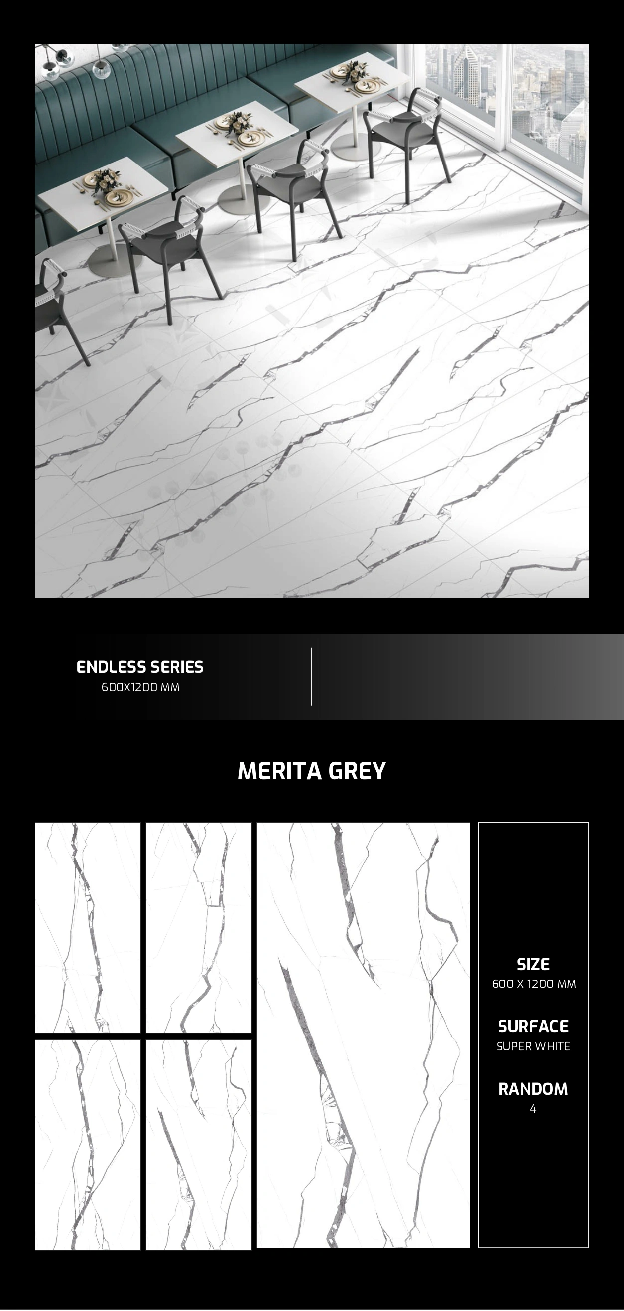 Merita Grey Galvanized Vitrified Tile-2