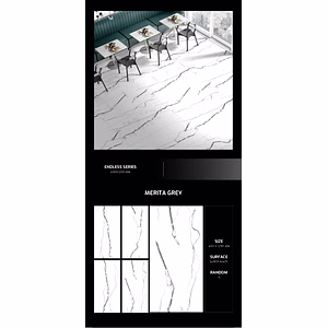 Merita Grey Galvanized Vitrified Tile