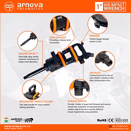 arnova 1” air impact wrench