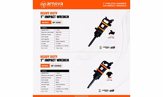 1" Air Impact wrench (Long Shaft)