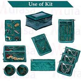12 pocket jewelry organiser kit