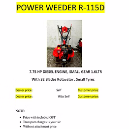 power weeder 115 d - self - small gear