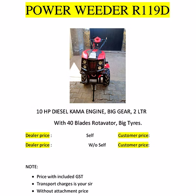 power weeder 119 d - self