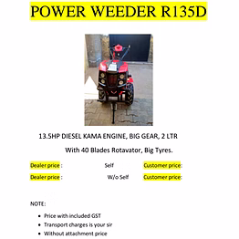 power weeder 135 d - w/o