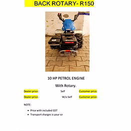 back rotary - 150 - w/o
