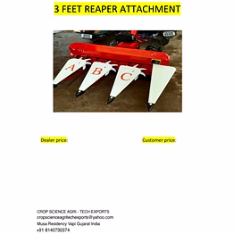 3 feet reaper attachment