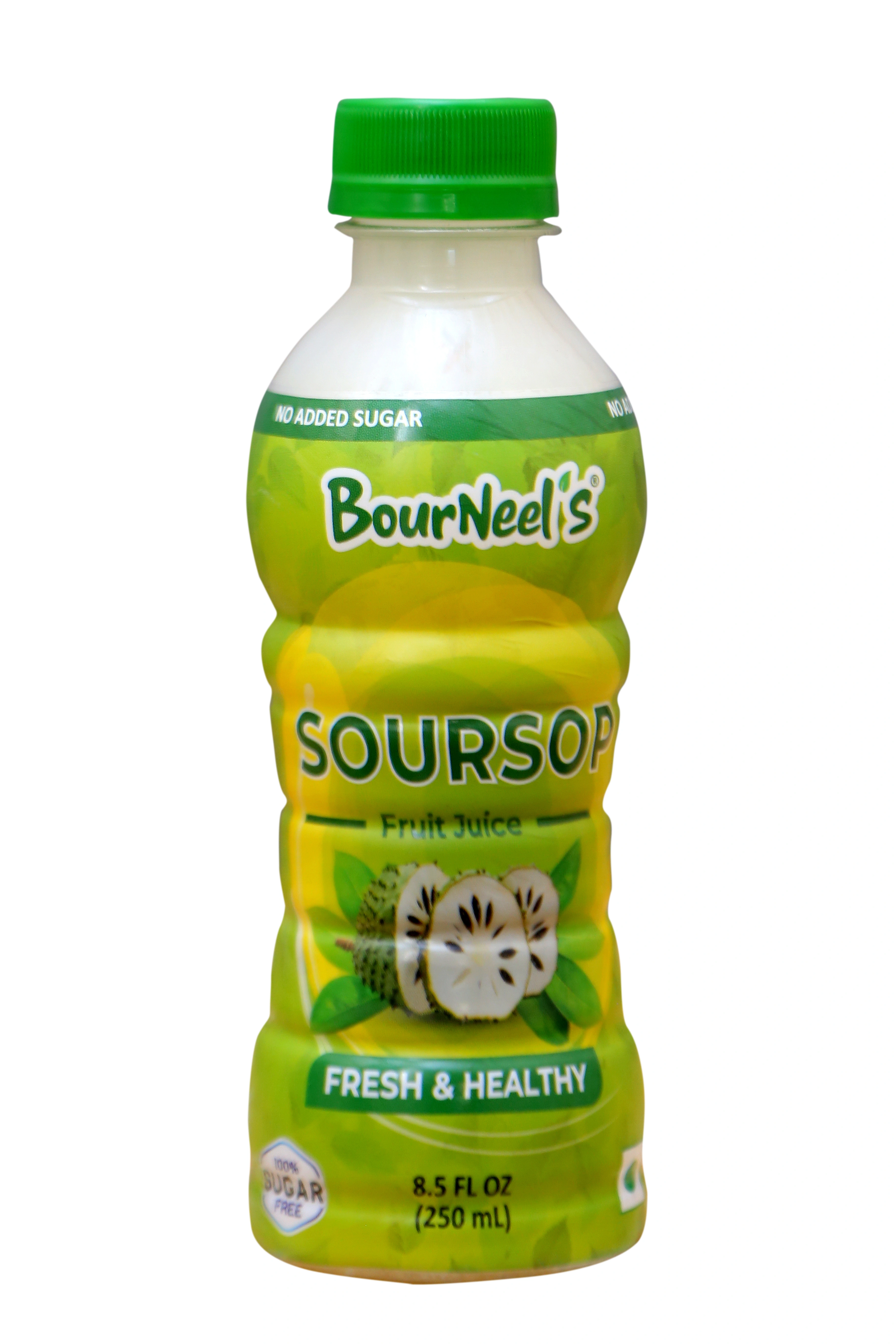 BourNeel's® Soursop Sugar Free Fruit Juice 250 ml Pack of 1 | No Added Sugar | Immunity Booster | Natural &amp; Healthy Graviola Laxman Phal Fruit Pulpy Juice Drink | High Vitamin C-12556044