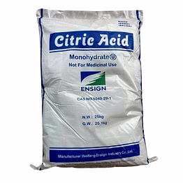 citric acid monohydrate, packaging size: 25 kg, packaging type: hdpe bag