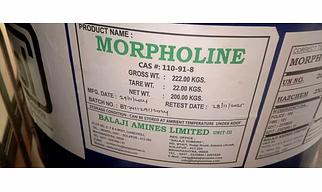 Morpholine, Liquid, 99%