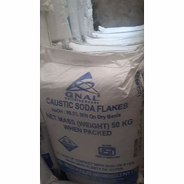 industrial grade caustic soda flakes, 50 kg bag, >99%