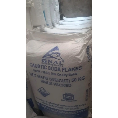 Industrial Grade Caustic Soda Flakes, 50 Kg Bag, &gt;99%-1011