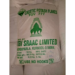grade standard: industrial grade caustic potash flakes, 87%