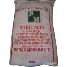 powder boric acid (morarji/indo/organic)
