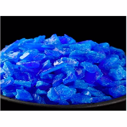 copper sulphate, crystal