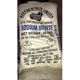 sodium nitrite, 97%, 25 kg bag