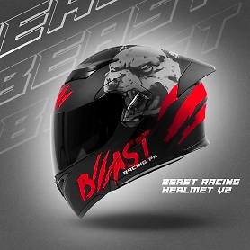BEAST XTREME RACING HELMET    PH SAFETY APPROVED