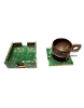 Eco Friendly | Ewaste Circuit Recycled | Tea Coaster | Square | Set of 4