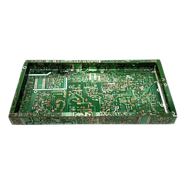 eco friendly | ewaste & plastic (mlp multi layered plastic) recycled | serving tray | rectangle | large