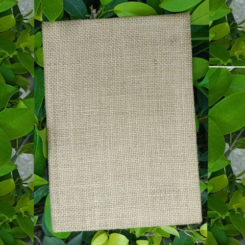 SOT BIG | Natural Jute Cover | Brown Recycled paper | Customization on internal pages-A5-100-1