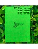 SOT BIG | Green Jute Cover | Brown Recycled paper | Colour branding on pages