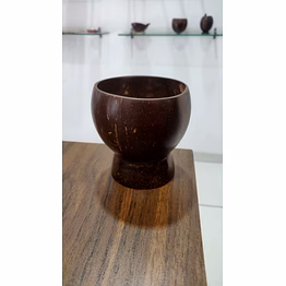 coconut shell mug | upcycled