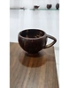Upcycled Coconut Shell Cofee Cup | Shell Handle