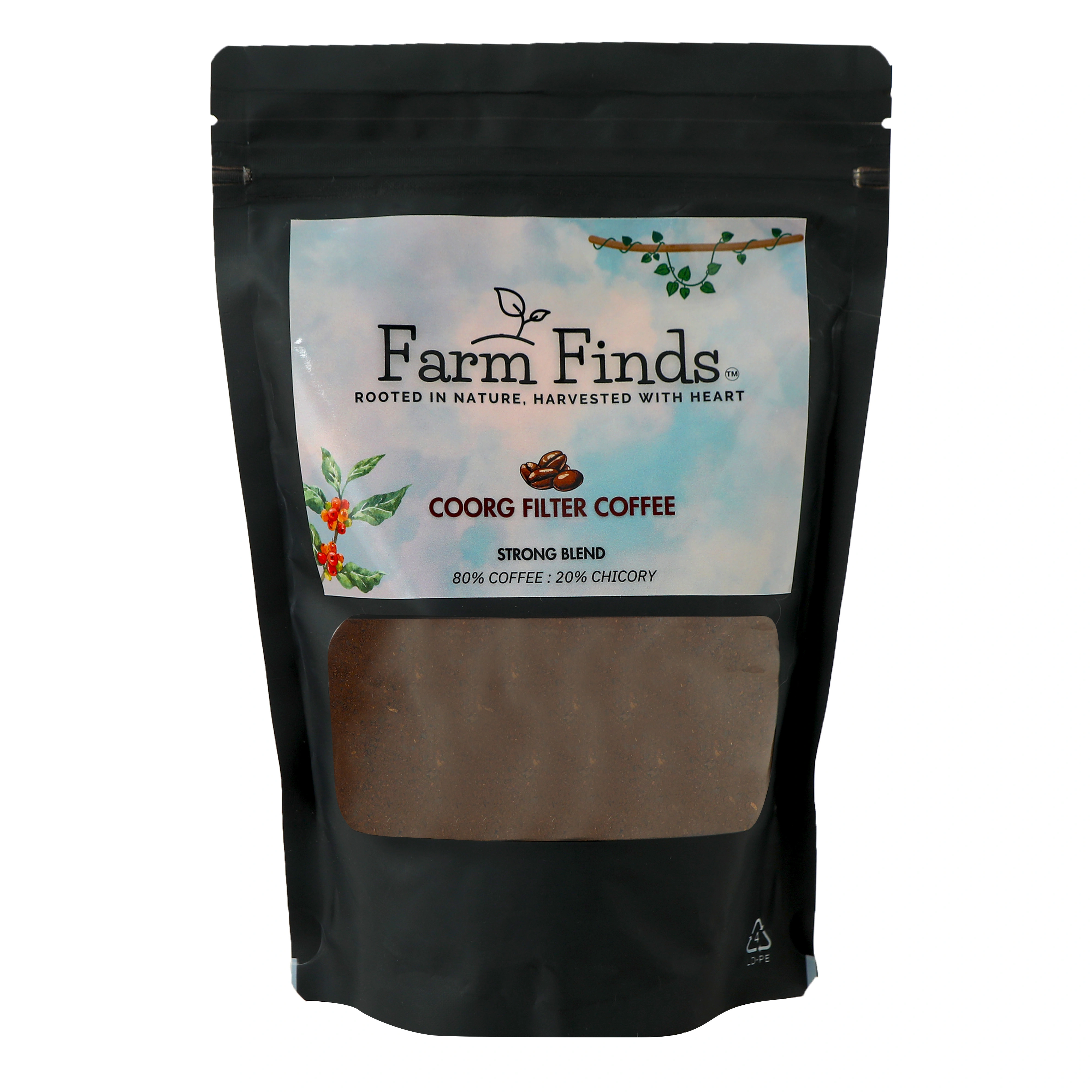 Authentic Coorg Filter Coffee : Strong Blend with 80% COFFEE &amp; 20% Chicory-12578468