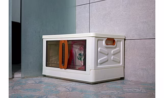 Plastic Folding double door  Wardrobe Storage Organizer