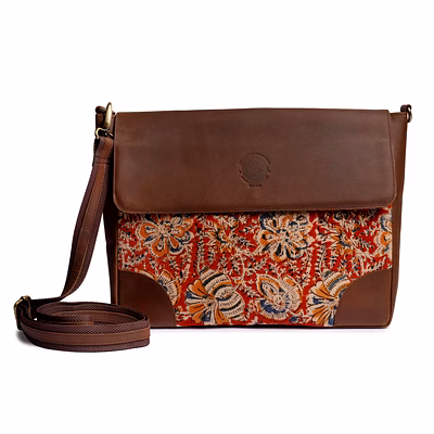 tlwh the leather warehouse leather laptop bag with multiple pockets for business & travel with adjustable strap