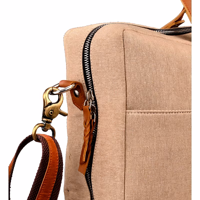 tlwh the leather warehouse handmade best canvas laptop bag with sustainable style for the professional