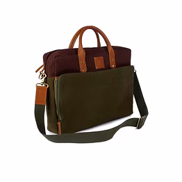 TLWH THE LEATHER WAREHOUSE Laptop Bag for Men Office Bag for Men & Women With Padded Compartment Fits Up 13 to 15.6" Laptop & MacBook