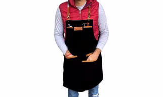 Crossback Apron Professional Chef Apron with Pockets and Cross Back Straps for Cooking & Grilling Chef Aprons for Men & Women