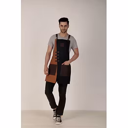 TLWH THE LEATHER WAREHOUSE Apron (Leather) for all purpose Chef,Kitchen, Butchery,BBQ, Cooking, Mechanic and Grill Ideal Aprons for Men and Women