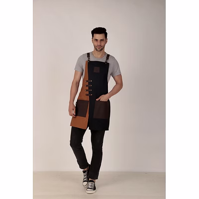 tlwh the leather warehouse apron (leather) for all purpose chef,kitchen, butchery,bbq, cooking, mechanic and grill ideal aprons for men and women