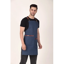 TLWH THE LEATHER WAREHOUSE Apron for Kitchen Unisex Aprons for Men and Women perfect for Home Kitchen, Restaurant, Coffee house, Cooking, Bar, Salon, Barber Shop professional Apron