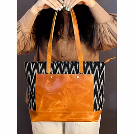 TLWH THE LEATHER WAREHOUSE Multipurpose Handbag For Women Laptop Bag Box Bag Tote Office Bag Shoulder Bag for Ladies College Girls