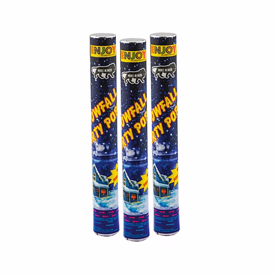 artificial snow confetti popper