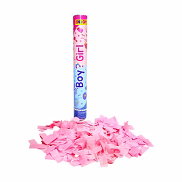 baby pink confetti popper
