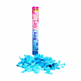 baby blue confetti popper