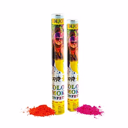colour smoke powder confetti popper